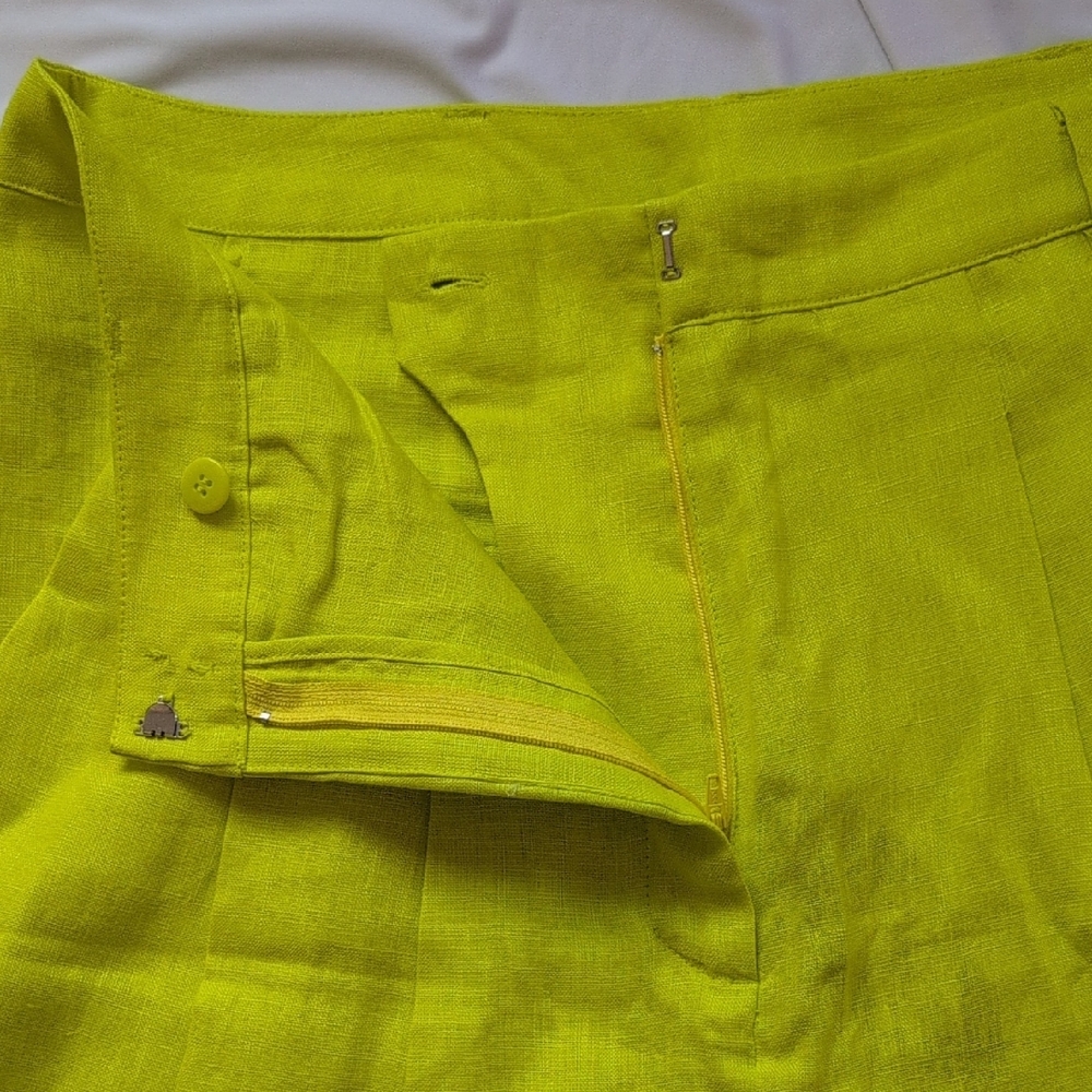 NWT FARM Rio Lime Green Trousers - Picture 7 of 8